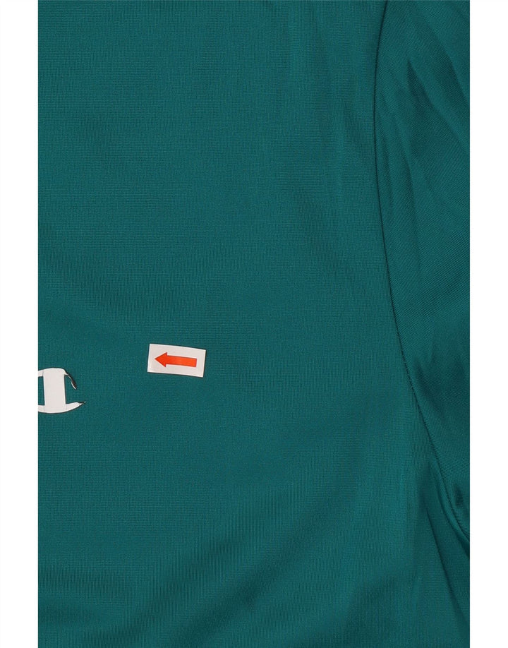 CHAMPION Veste de Survêtement Homme Large Vert Colorblock Polyester
