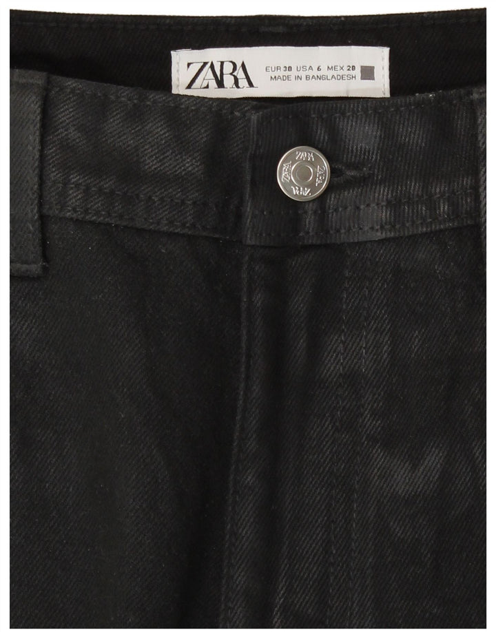 Zara Jean fuselé pour femme EU 38 Small W28 L28 Noir