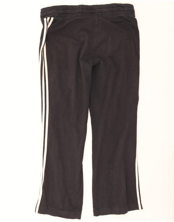 Adidas Pantalon de survêtement pour femme UK 16 Large Noir Coton
