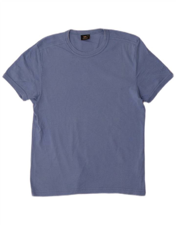 Lee T-Shirt Femme Grand Bleu Coton