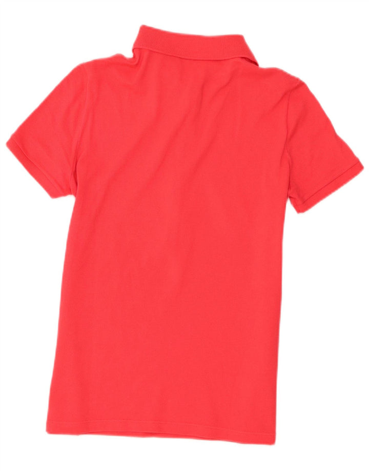 Lacoste Polo Femme Taille 38 Coton Rouge Moyen