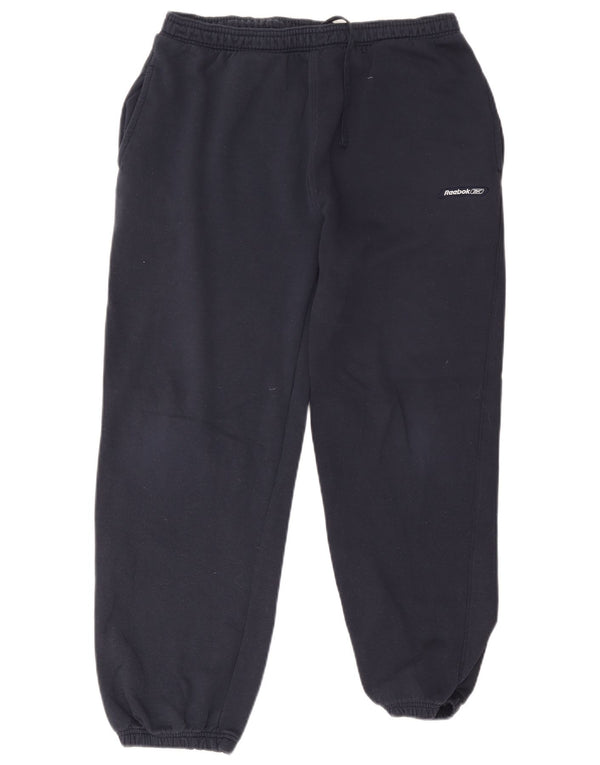 Reebok Pantalon de survêtement pour homme Joggers EU 40 Large Bleu marine Coton