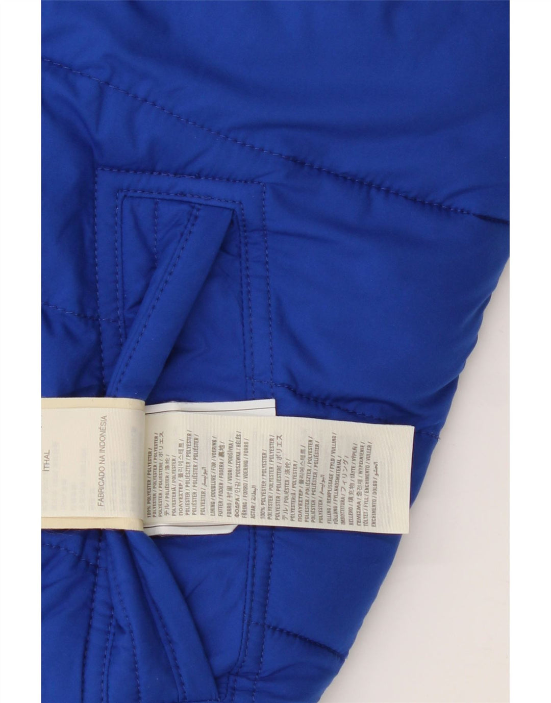 Hollister Gilet rembourré réversible pour homme UK 38 Bleu marine moyen Polyester