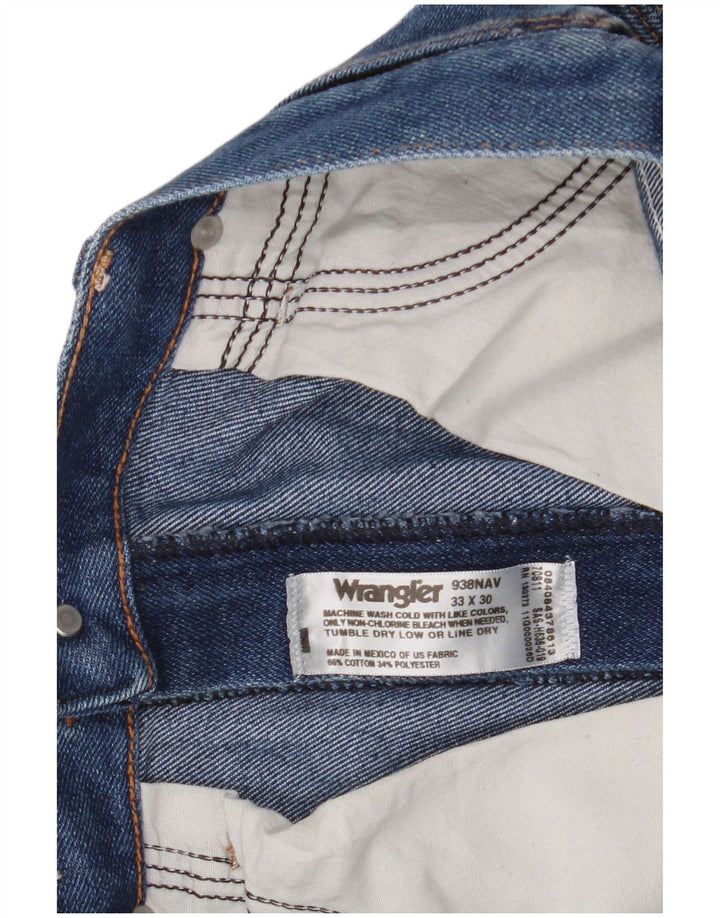 Wrangler Jean droit homme W33 L30 bleu coton