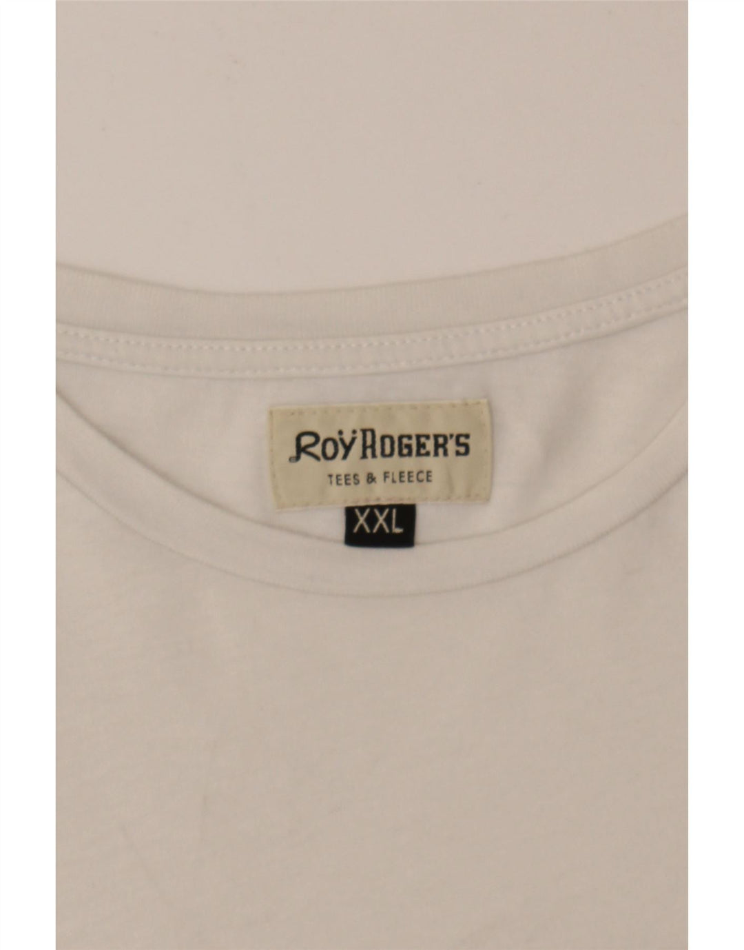 ROY ROGERS Womens Graphic T-Shirt Top 2XL White Cotton Vintage Roy Rogers and Second-Hand Roy Rogers from Messina Hembry 