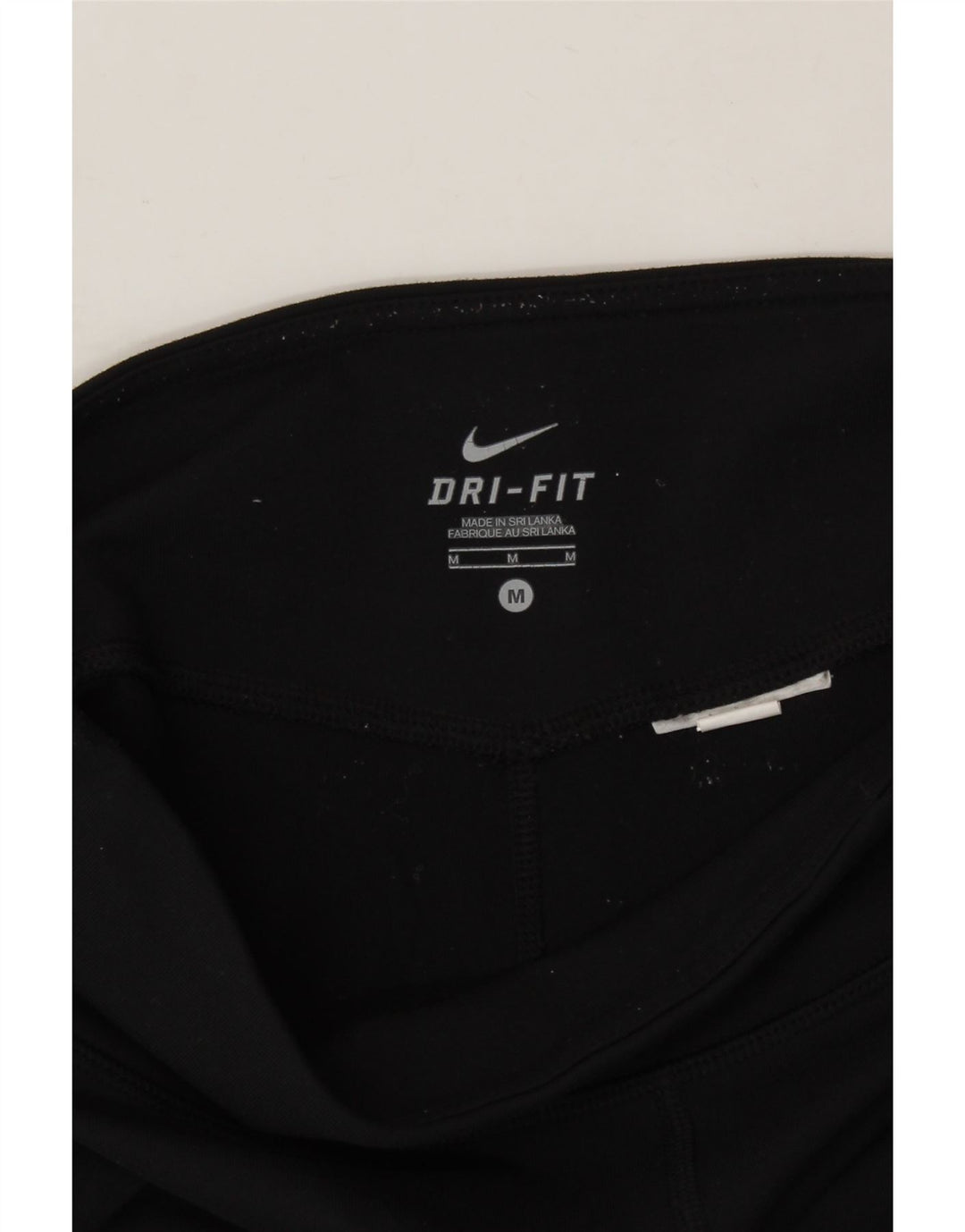 NIKE Womens Dri Fit Capri Leggings UK 12 Medium  Black Vintage Nike and Second-Hand Nike from Messina Hembry 