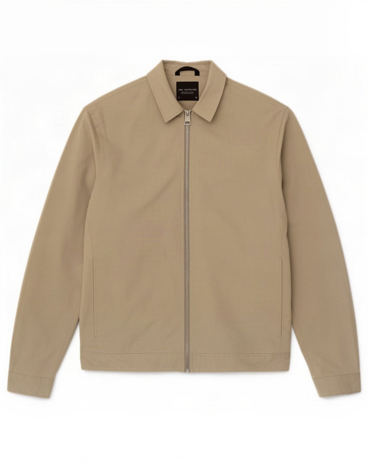 Marks & Spencer Veste bomber autographe pour homme UK 36 Petit coton beige