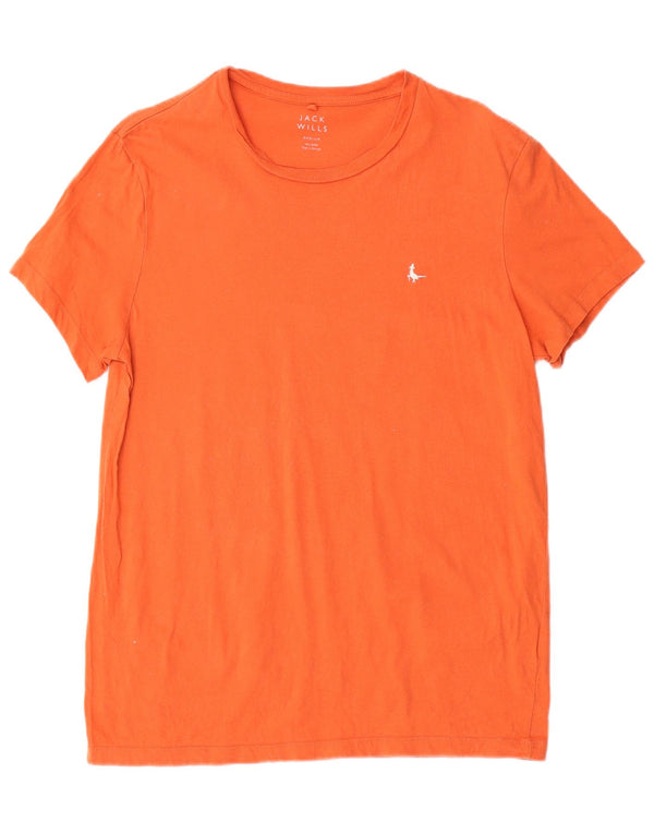 Jack Wills Mens T-Shirt Top Medium Orange