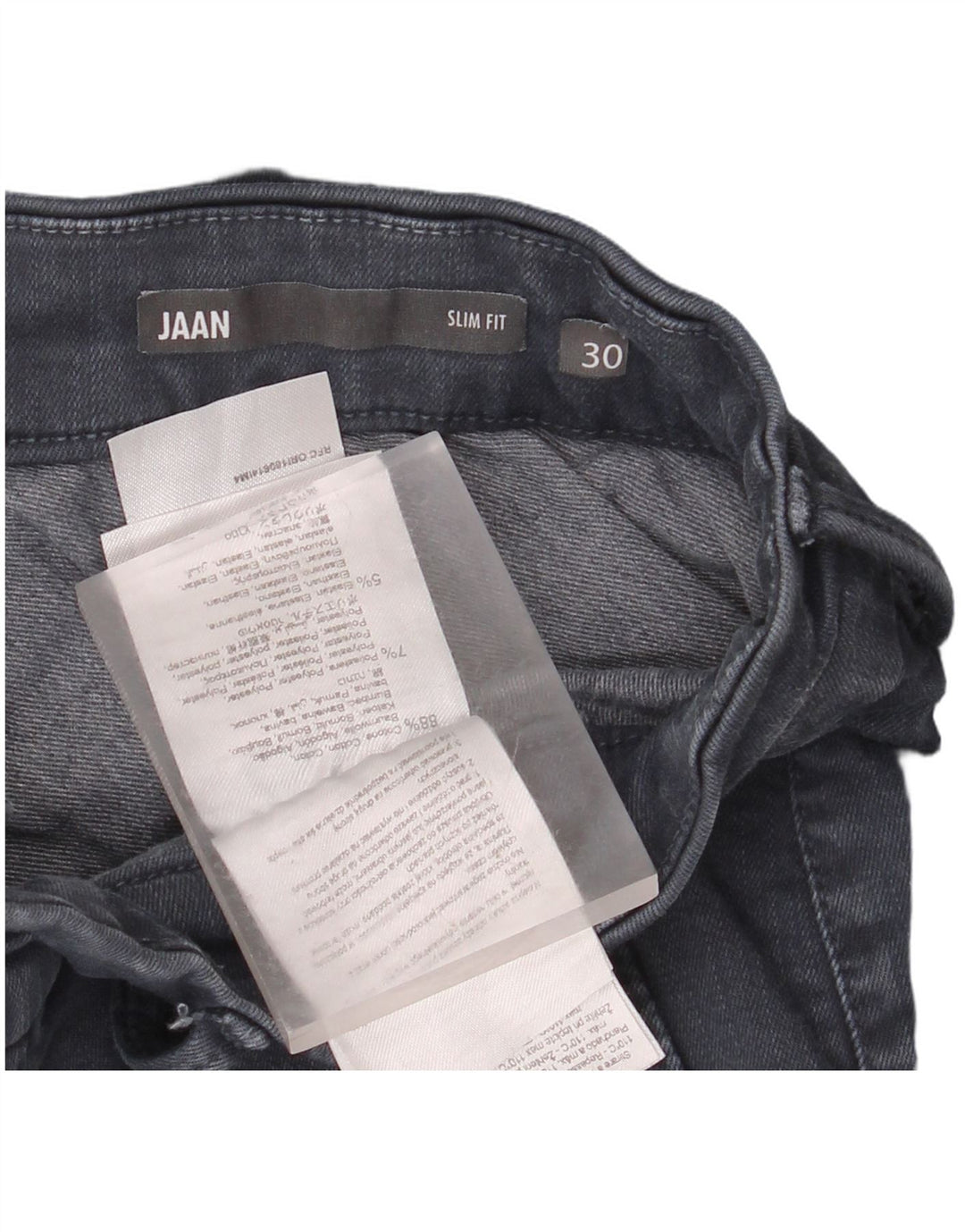 REPLAY Jean Slim Jaan Cargo W30 L30 Homme Bleu Marine Coton