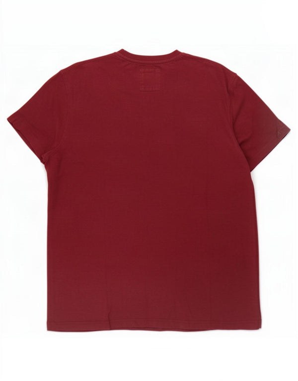 Crew Clothing T-Shirt Homme Top 2XL Coton Bordeaux