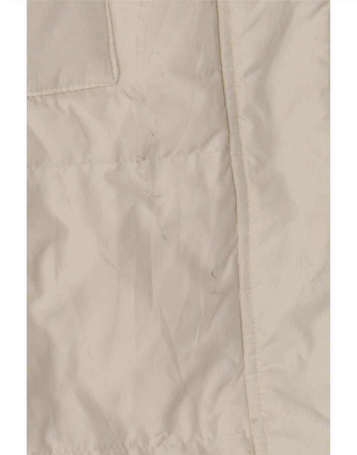 Phard Manteau rembourré pour femme UK 16 Large Blanc Polyester