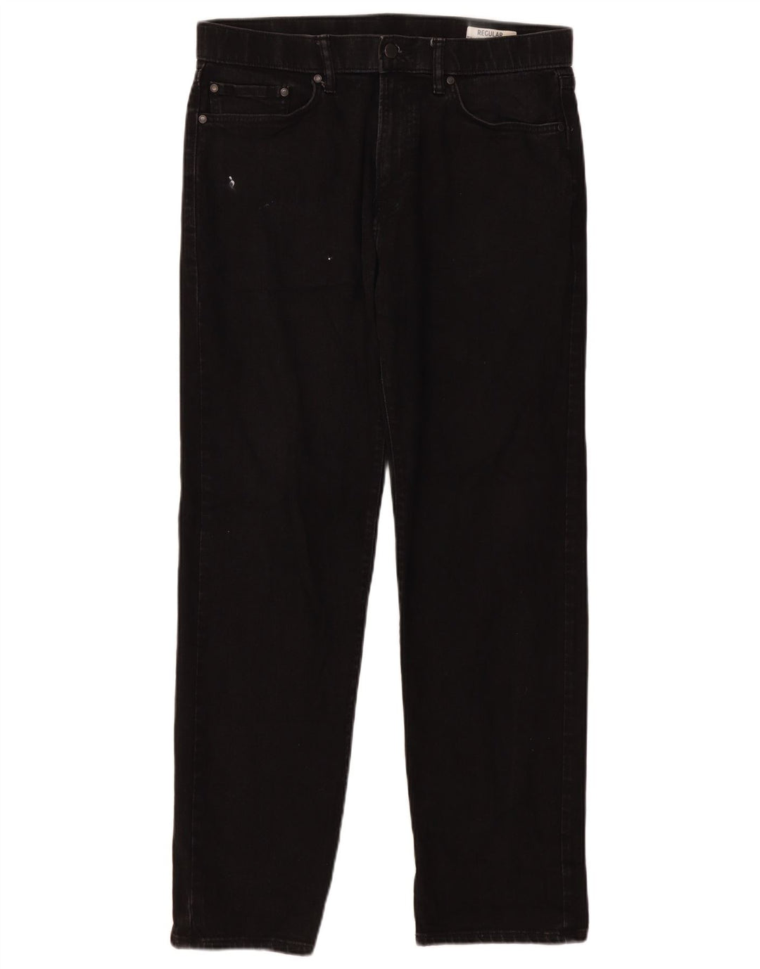 Marks & Spencer Jean droit régulier pour homme W34 L31 coton noir