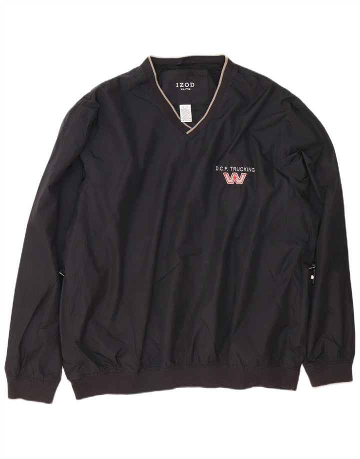 Izod Pull Survêtement Homme Veste XL Bleu Marine Polyester