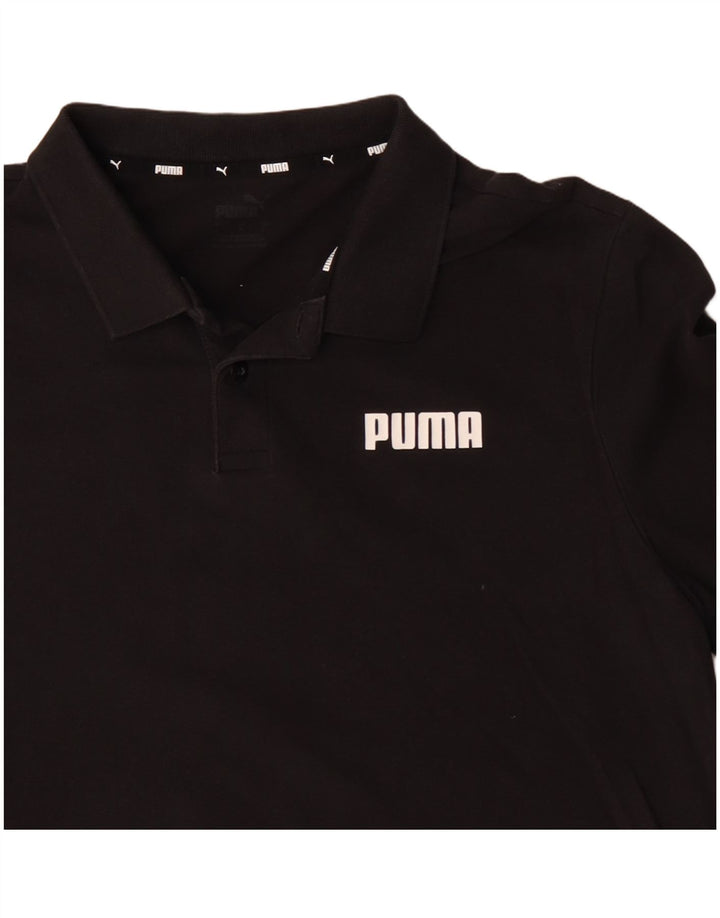 PUMA Polo Homme Grand Noir Coton