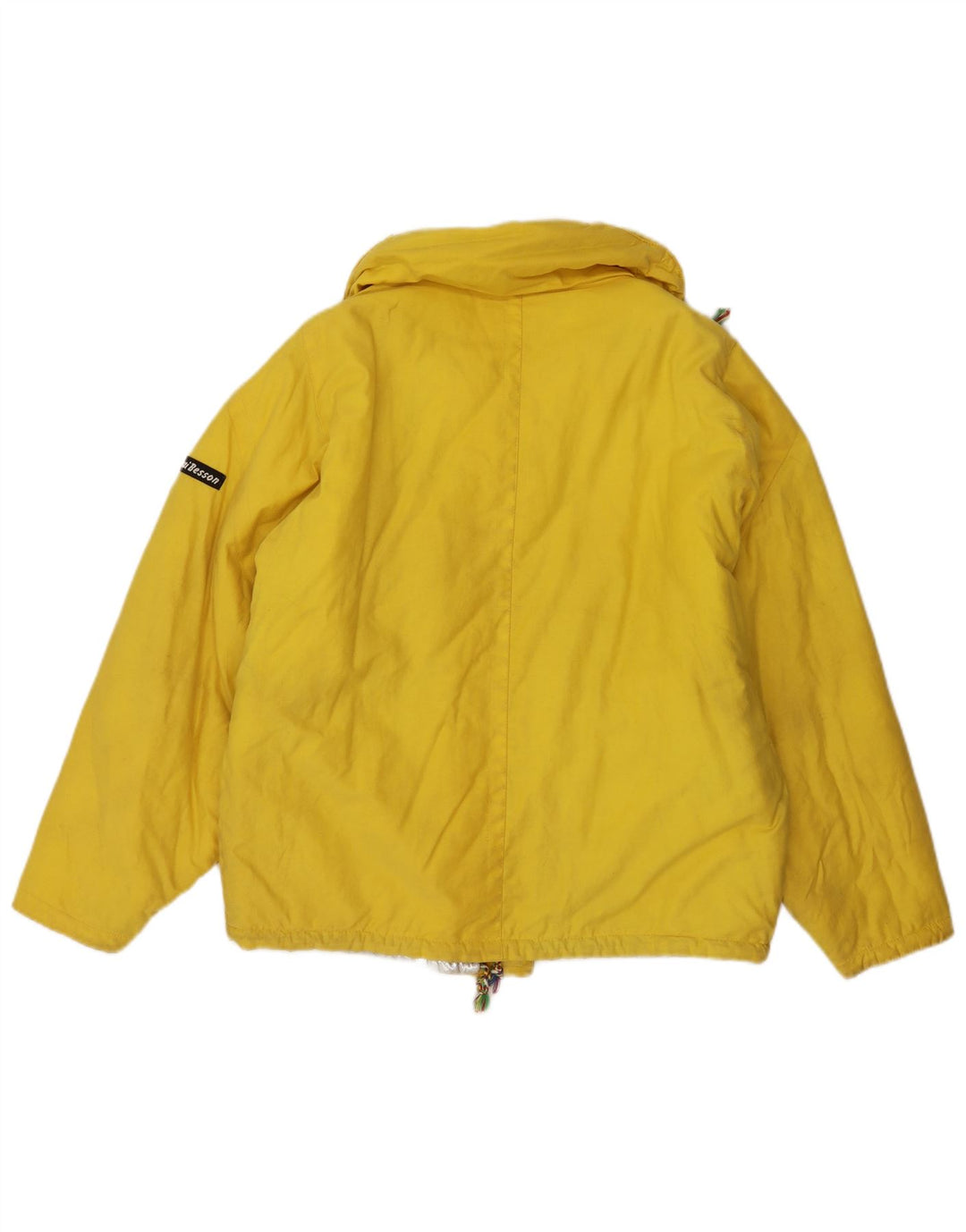 Anzi Besson Veste matelassée surdimensionnée pour femme UK 10 Petit coton jaune