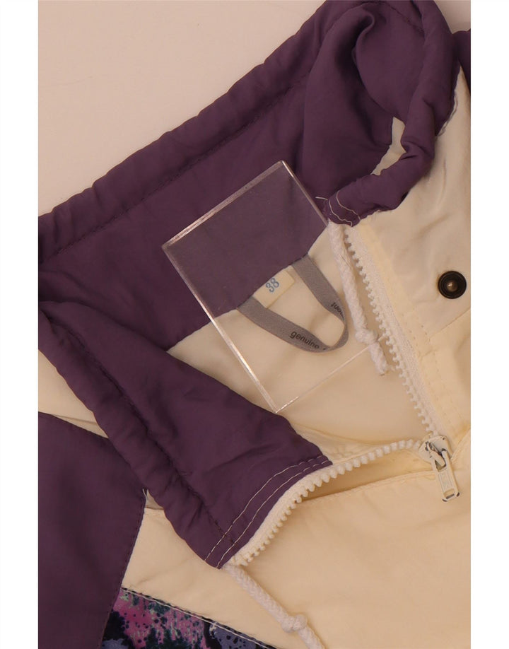 Rukka Veste coupe-vent coupe ample pour femme EU 38 Blanc moyen Colourblock