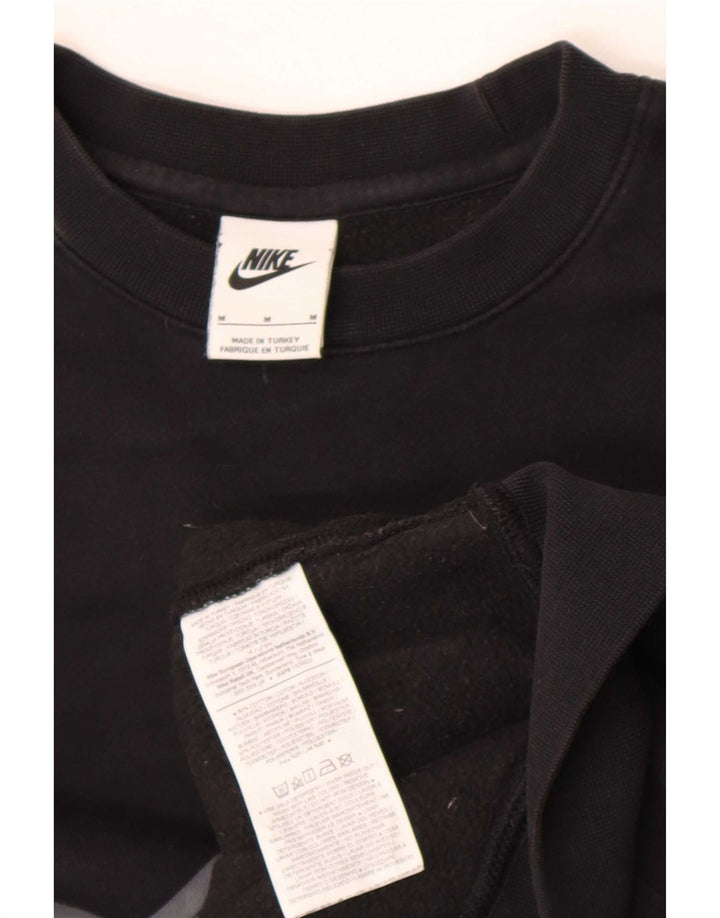 Nike Sweat-shirt graphique en coton noir moyen pour homme