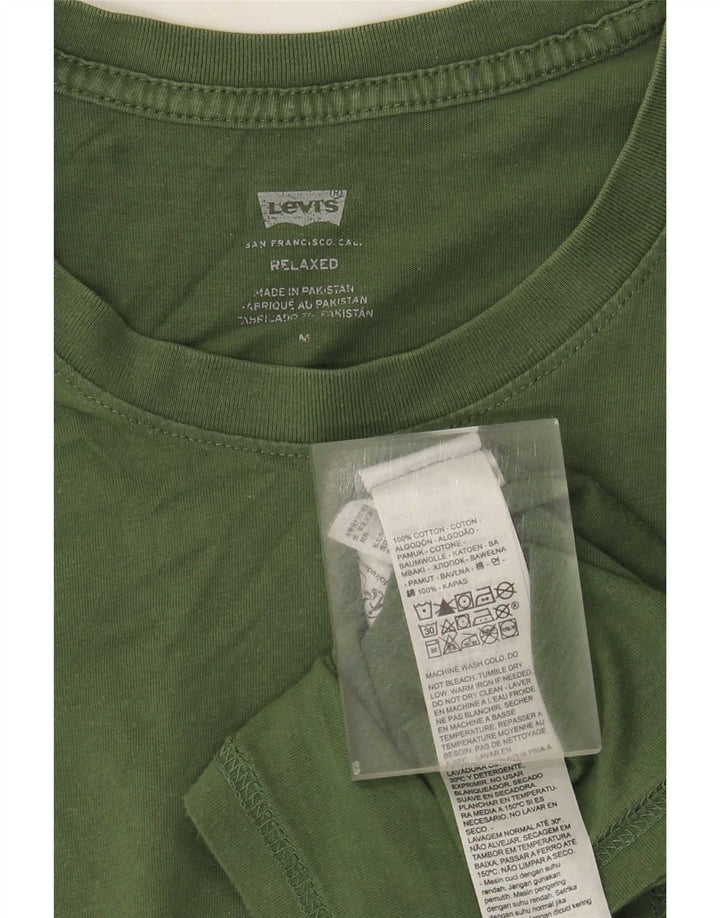 Levi's Tee-Shirt Relaxed Homme Vert Moyen Coton
