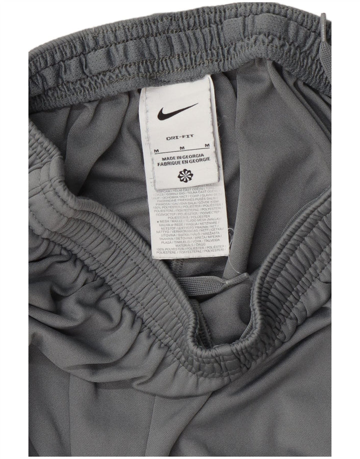 Pantalon de survêtement Nike Dri Fit pour homme, en polyester color block, gris moyen