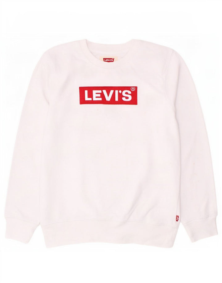 Levi's Sweat-shirt graphique pour garçon 11-12 ans Blanc