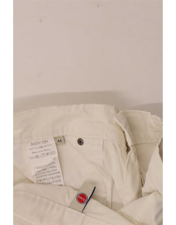 Colmar Jean Slim Femme IT 44 Moyen W30 L30 Coton Blanc