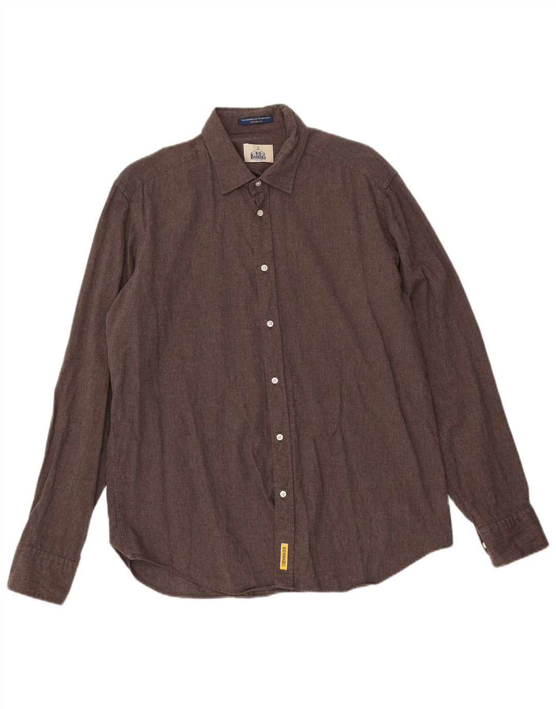 B.D. BAGGIES Chemise en flanelle coupe régulière pour homme, grand marron