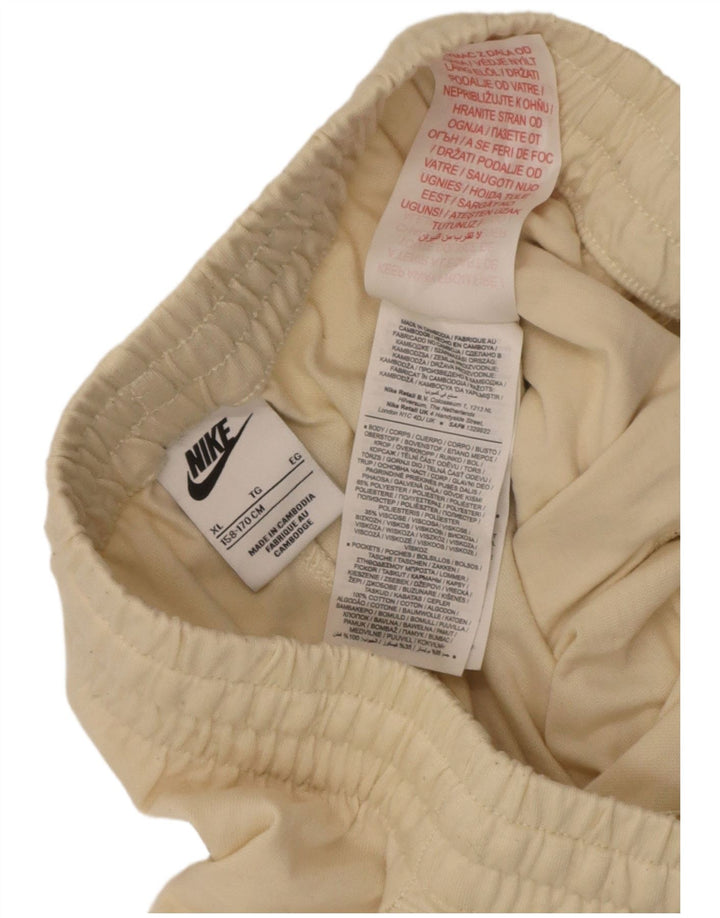 Nike Short de sport garçon 13-14 ans XL Beige Polyester