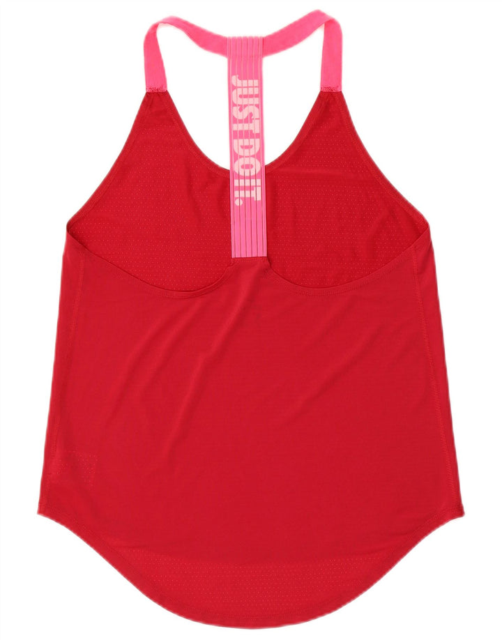 Nike Débardeur graphique pour femme UK 10 Petit Rouge Colorblock Polyester