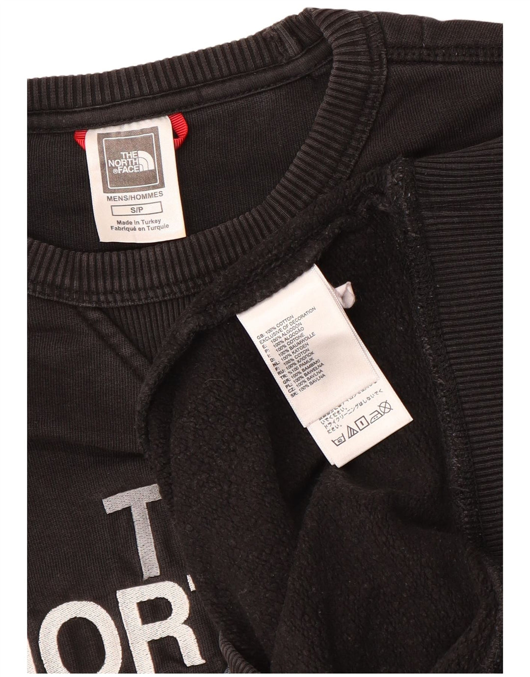 The North Face Sweat-shirt graphique pour hommes Petit coton noir