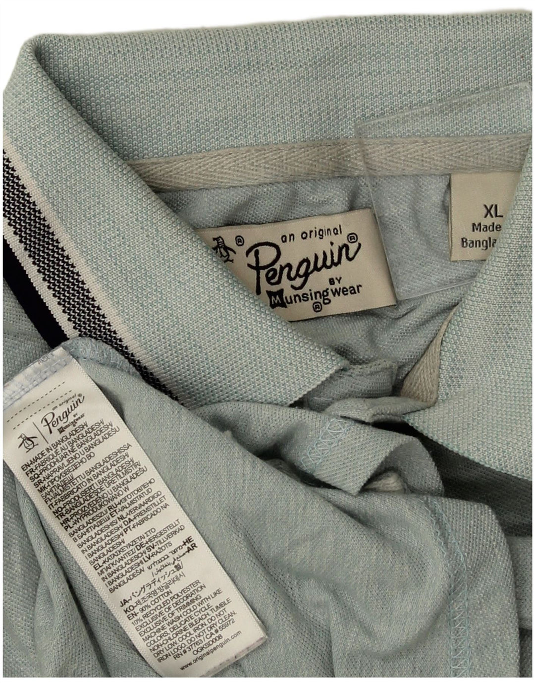 Penguin Polo Homme XL Bleu Coton