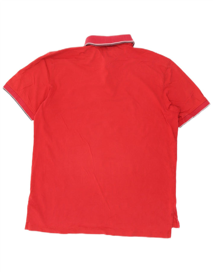 Tommy Hilfiger Polo Homme Grand Rouge Coton