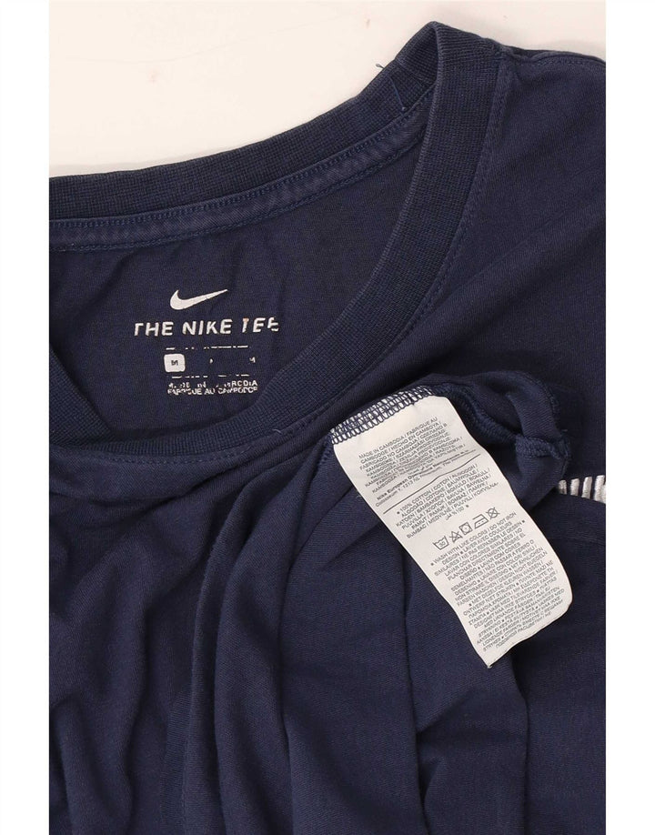 Nike T-Shirt Homme Bleu Marine Moyen Coton