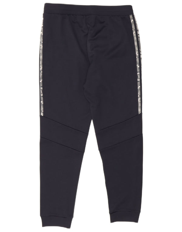 Adidas Pantalon de survêtement graphique pour homme Pantalon de jogging Large Bleu marine Polyester