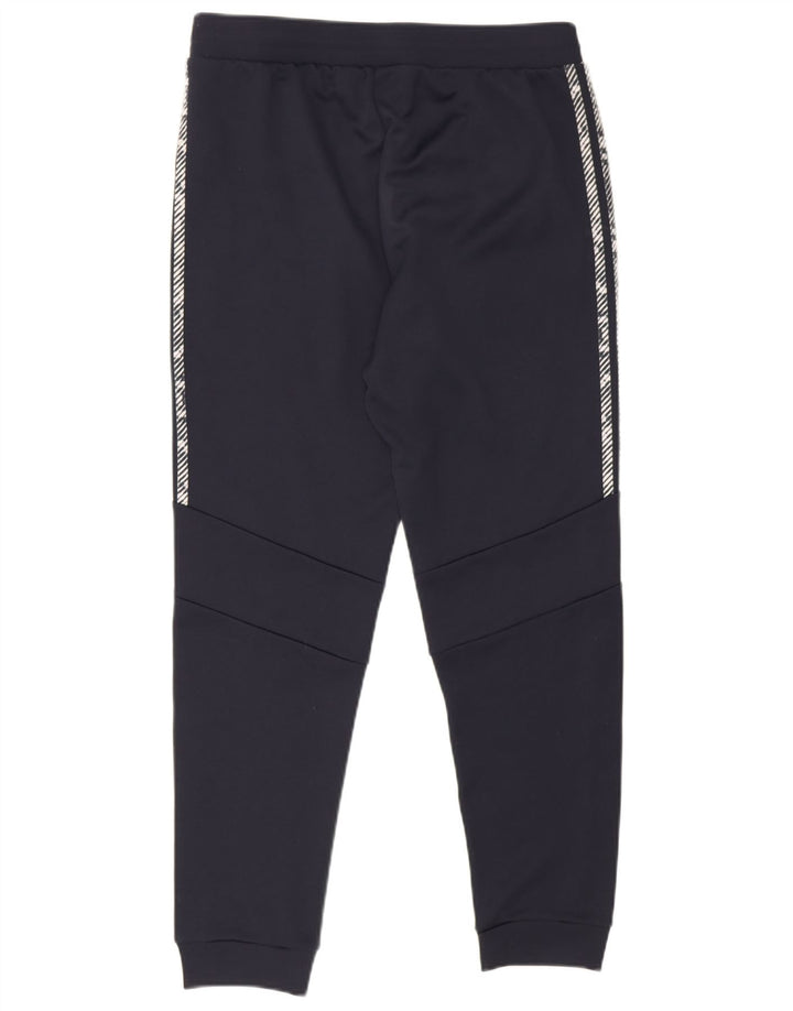Adidas Pantalon de survêtement graphique pour homme Pantalon de jogging Large Bleu marine Polyester