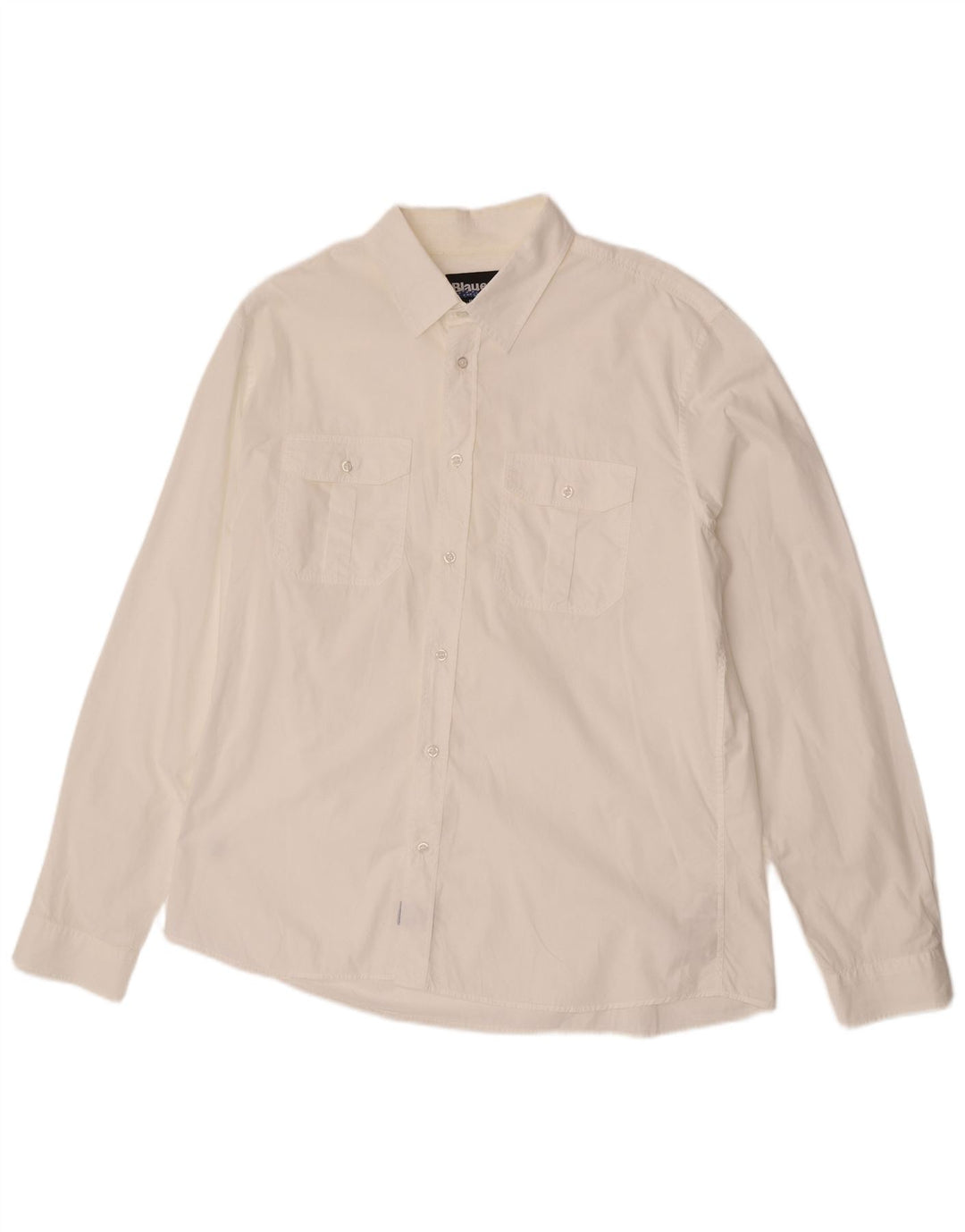 Blauer Chemise Homme 3XL Blanc Coton