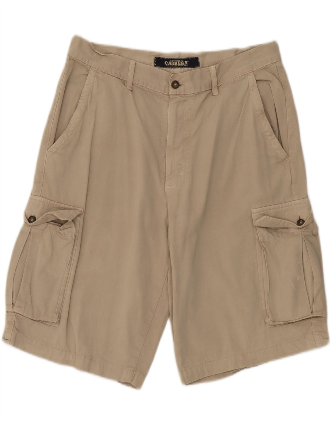 Carrera Short Cargo Homme IT 50 Large W34 Coton Beige