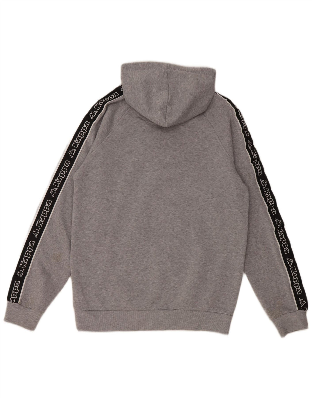 Kappa Pull à Capuche Graphique Homme Gris Moyen Polyester Colorblock