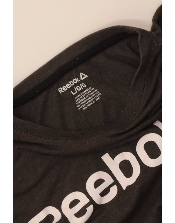 Reebok T-Shirt Graphique Homme Grand Gris