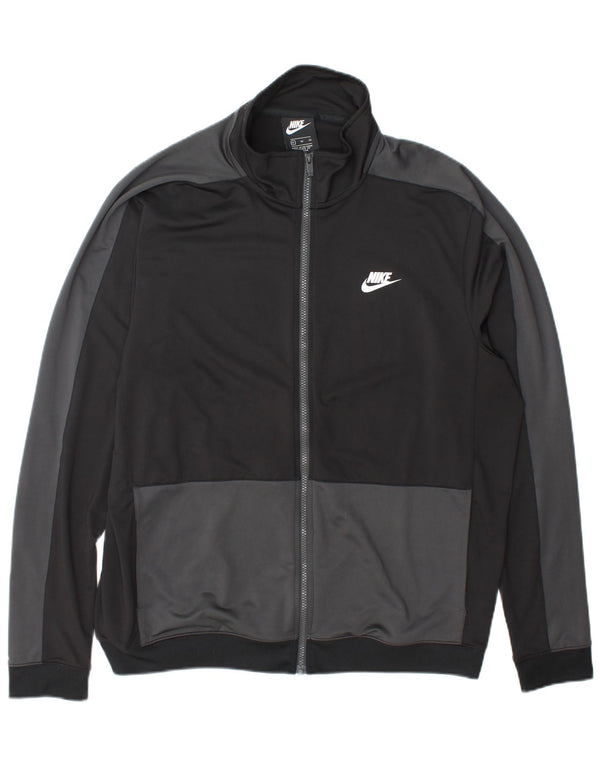 Nike Veste de survêtement pour homme XL Noir Colorblock Polyester