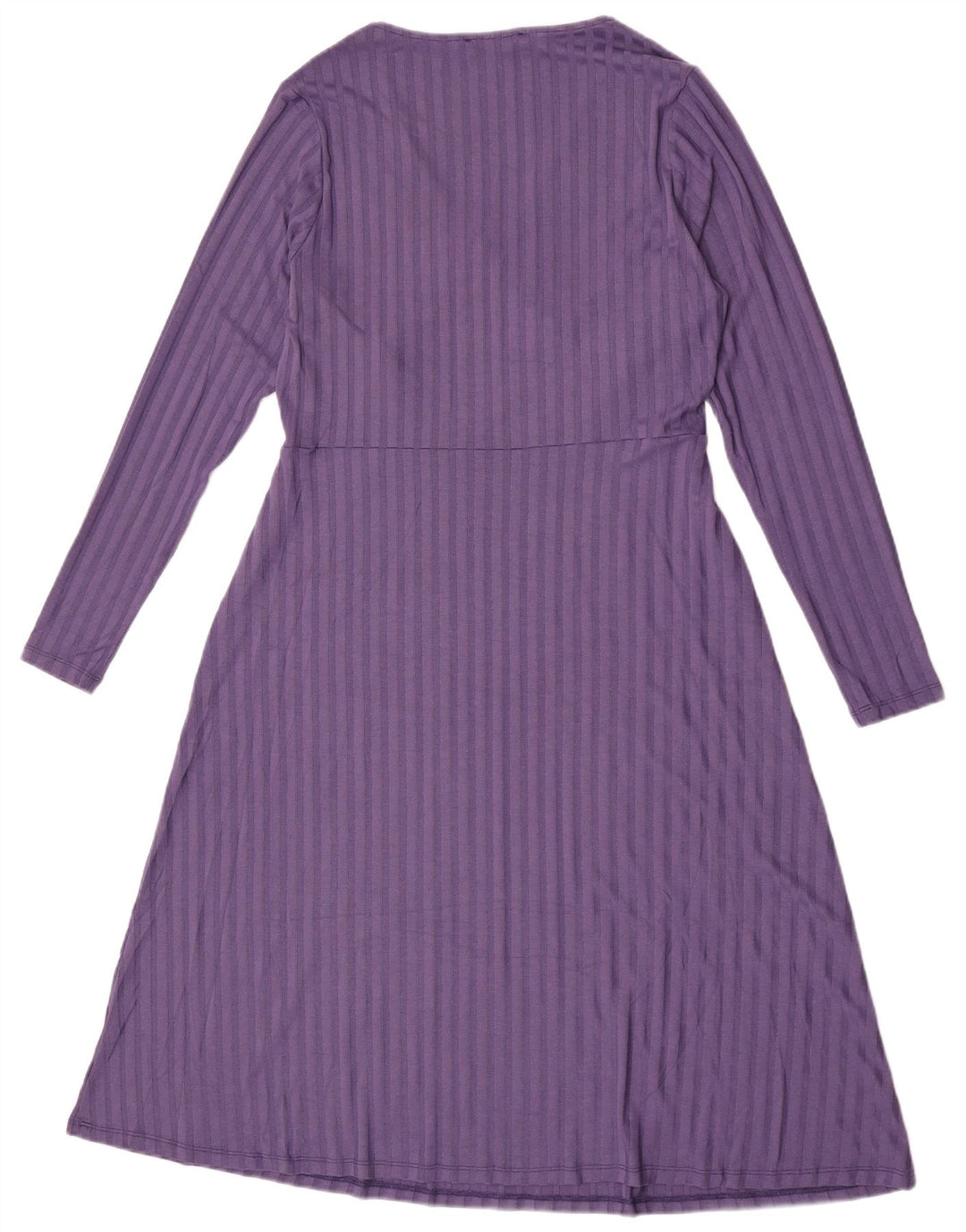 Marks & Spencer Robe trapèze pour femme UK 44, rayures violettes moyennes