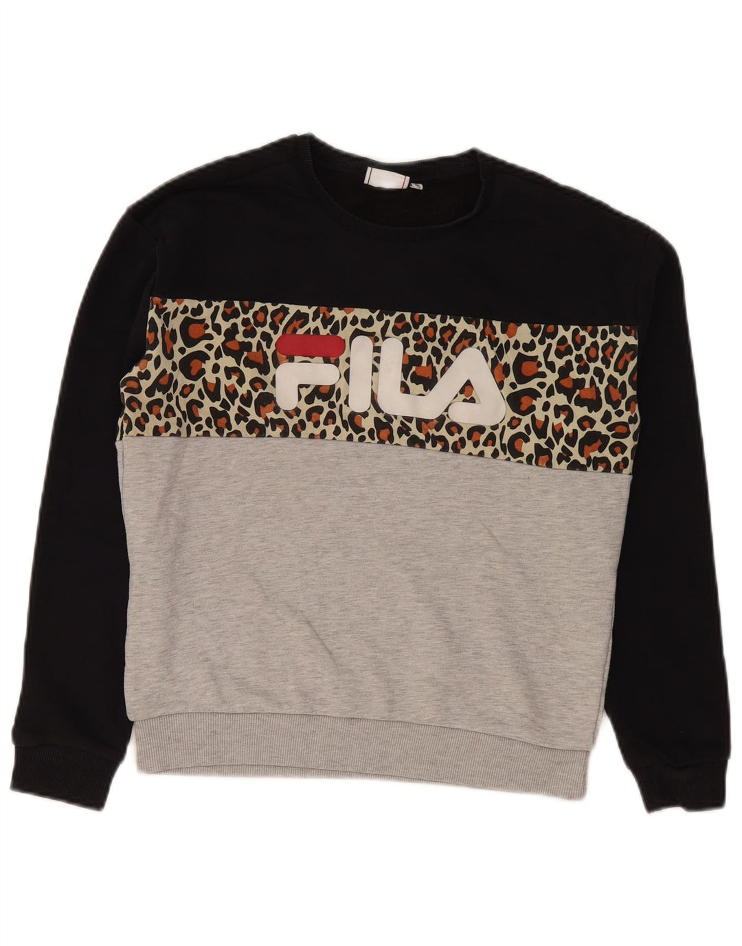 Fila Sweat-shirt graphique pour femme UK 10 Small Multicolore