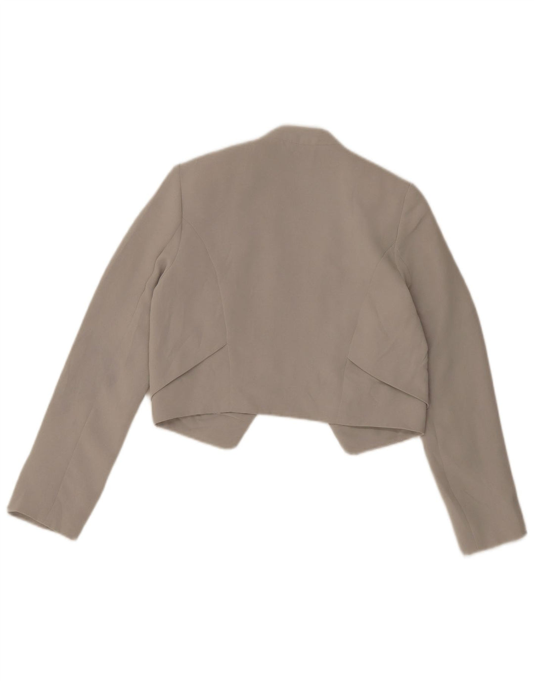 Topshop Veste Boléro Femme UK 8 Petit Gris Polyester