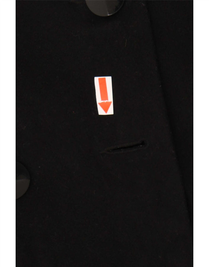 Coast Manteau croisé pour femme UK 12 Medium Black Wool Classic