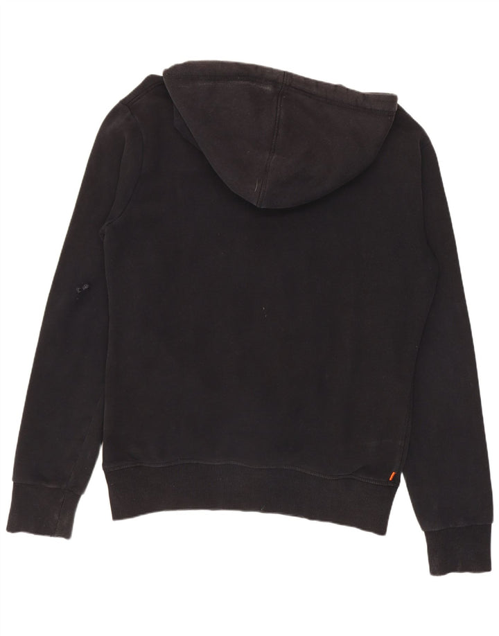 Superdry Pull à Capuche Graphique Homme Noir Moyen Coton