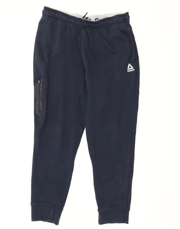 Reebok Pantalon de Survêtement Cargo Homme Bleu Marine Large