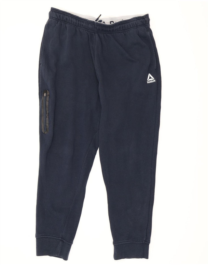 Reebok Pantalon de Survêtement Cargo Homme Bleu Marine Large