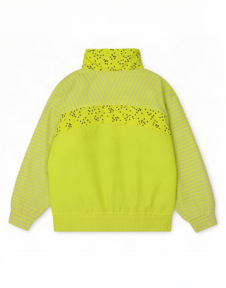 veste rembourrée surdimensionnée femme vintage EU 38 Rayé jaune moyen