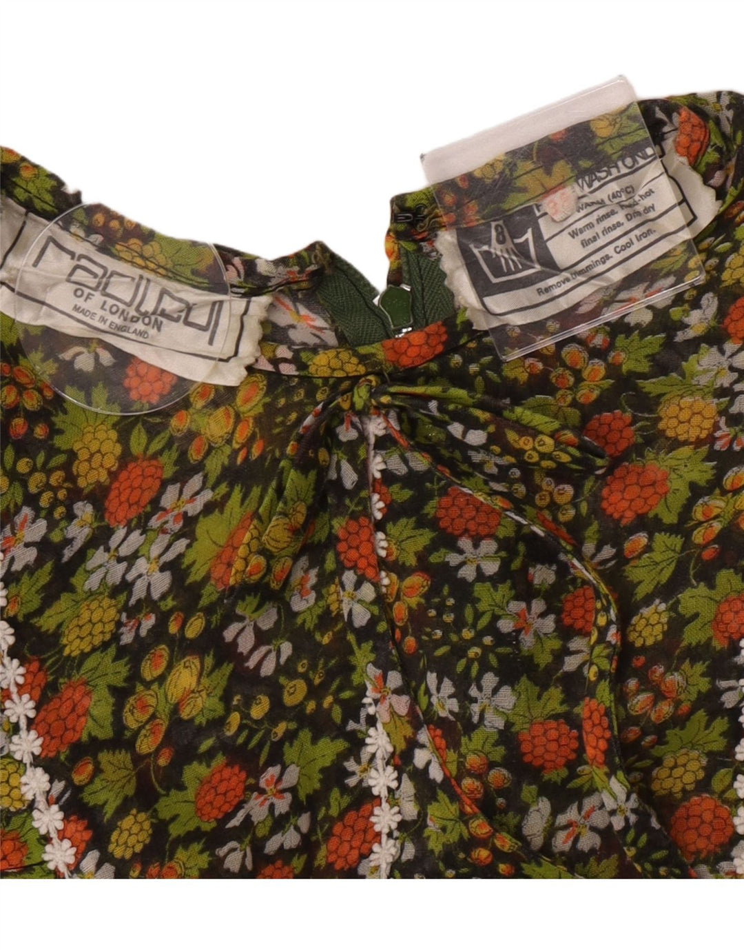 Radley Robe Maxi Femme EU 38 Vert Moyen Floral