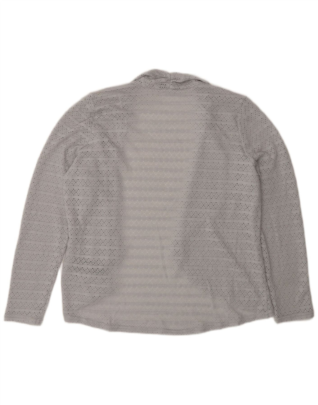Oasis Cardigan ouvert pour femme UK 12 Gris moyen Polyester
