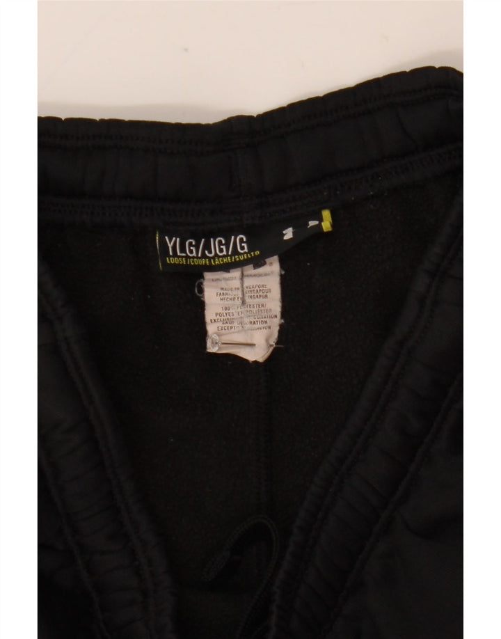 Under Armour Pantalon de survêtement graphique pour garçon 11-12 ans Large Noir